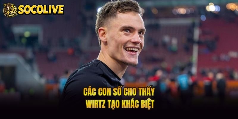 Các con số cho thấy Wirtz tạo khác biệt