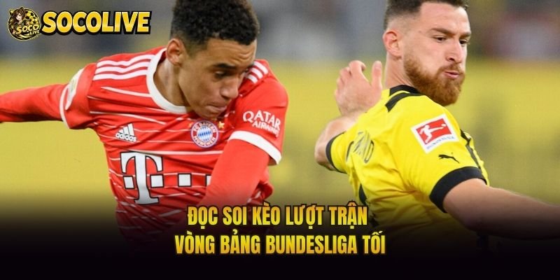 Đọc soi kèo lượt trận vòng bảng Bundesliga tối