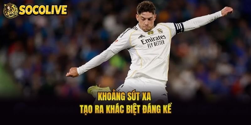 Khoảng sút xa tạo ra khác biệt đáng kể