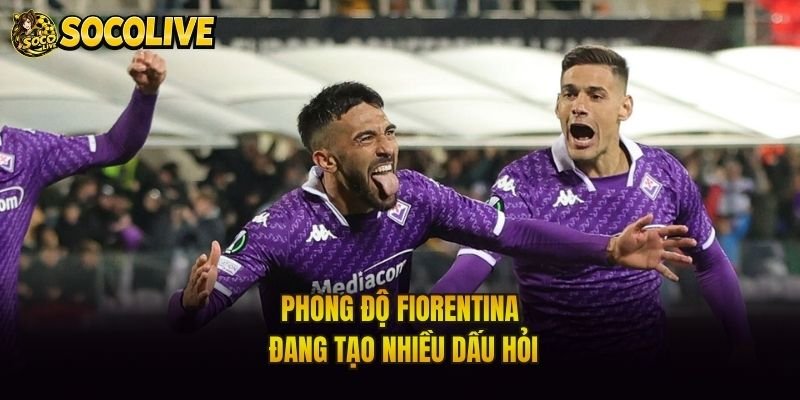 Phong độ Fiorentina đang tạo nhiều dấu hỏi