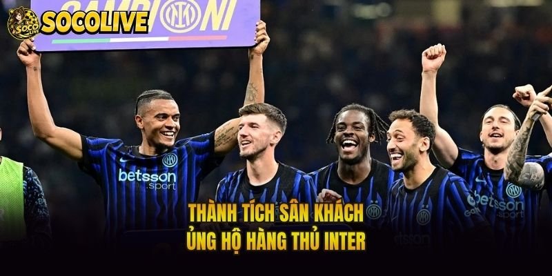 Thành tích sân khách ủng hộ hàng thủ Inter