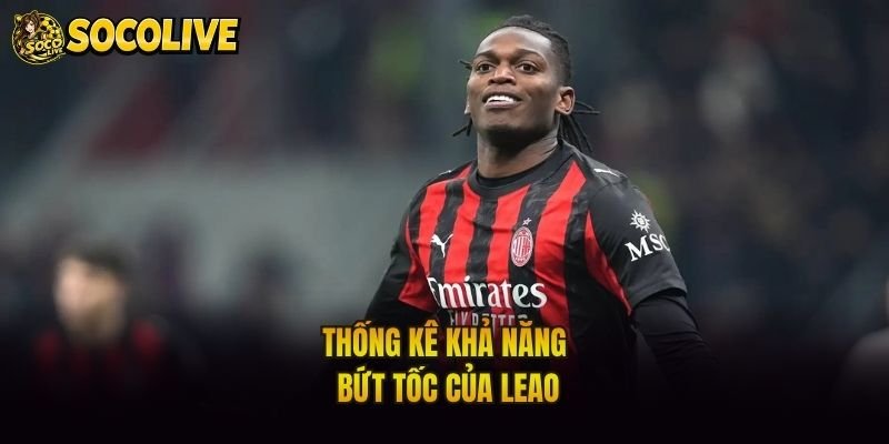 Thống kê khả năng bứt tốc của Leao