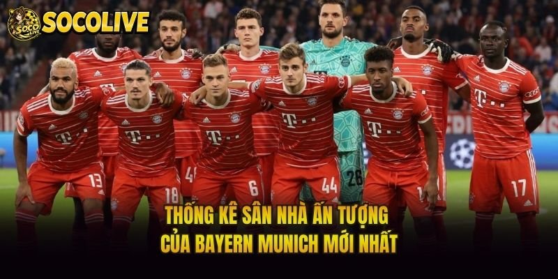 Thống Kê Sân Nhà Ấn Tượng Của Bayern Munich Mới Nhất