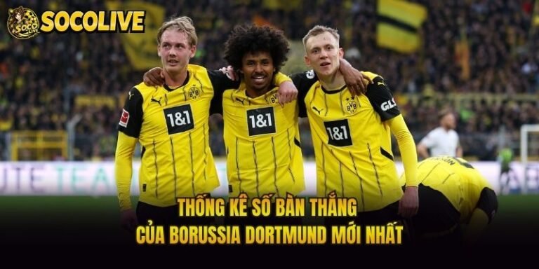 Thống Kê Số Bàn Thắng Của Borussia Dortmund Mới Nhất