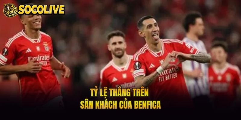 Tỷ lệ thắng trên sân khách của Benfica